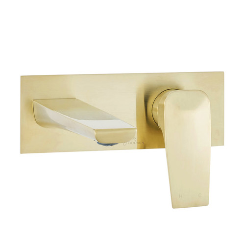 Swiss Madison SM-BF23BG Monaco Single-Handle, Wall-Mount, Bathroom Faucet in Brushed Gold