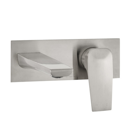 Swiss Madison SM-BF23BN Monaco Single-Handle, Wall-Mount, Bathroom Faucet in Brushed Nickel