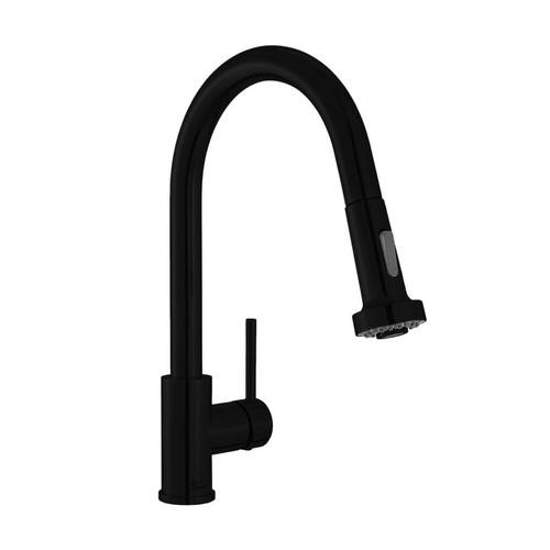 Swiss Madison SM-KF71B Nouvet Single Handle, Pull-Down Kitchen Faucet - Matte Black