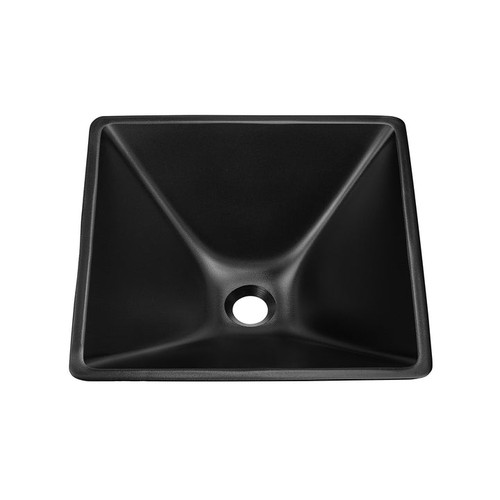 Swiss Madison SM-VS310 Claire 15.5" Glass Vessel Sink - Black