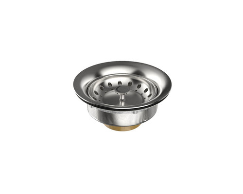 Swiss Madison SM-KD765 4.5" Kitchen Sink Basket Strainer and Drain, Polished, Stainless Steel Swiss Madison SM-KD765 4.5" Kitchen Sink Basket Strainer and Drain, Polished, Stainless Steel