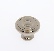 JVJ Polished Nickel 1 1/4" Georgian Door Knob - 35016