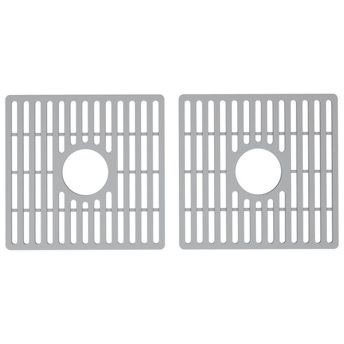 Vigo VGSG3618BL Gray Silicone Kitchen Sink Protective Bottom Grid For Double Basin 36 In. Sink