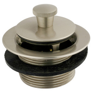 Kingston Brass DLL208 1-1/2" Brass Lift & Lock Drain - Brushed Nickel