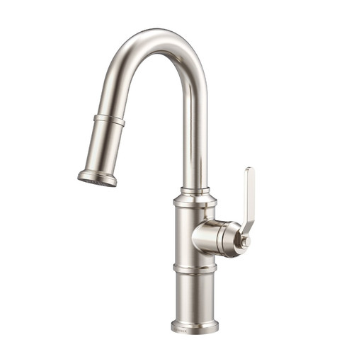 Gerber D150537SS Kinzie Single Handle Pull-Down Prep Faucet 1.75gpm - Stainless Steel