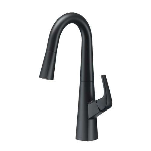 Gerber D150518BS Vaughn Single Handle Pull-Down Prep Faucet 1.75gpm -  Satin Black