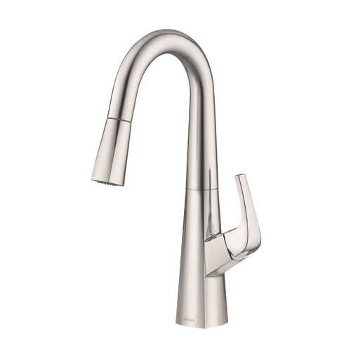 Gerber Vaughn Single Handle Pull-Down Prep Faucet 1.75gpm - Stainless Steel - D150518SS