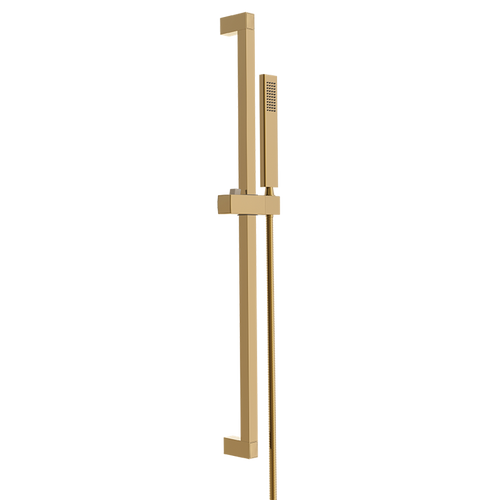Gerber D462726BB Versa Square 30" Slide Bar Assembly w/ Single Function Rectangular Handshower 1.75gpm - Brushed Bronze