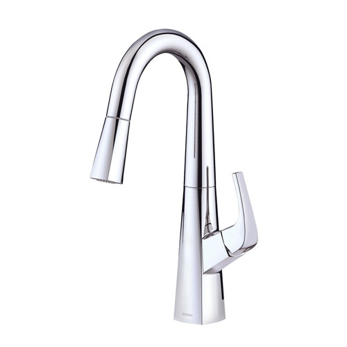 Gerber D150518 Vaughn Single Handle Pull-Down Prep Faucet 1.75gpm - Chrome