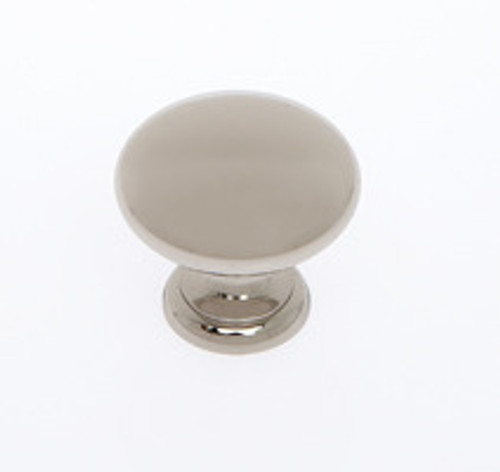 JVJ 30516 Polished Nickel 1 1/8" Mushroom Door Knob