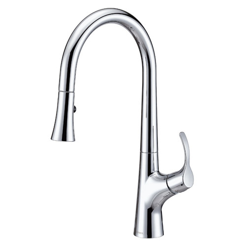 Gerber D454422 Antioch Single Handle Pull-Down Kitchen Faucet w/ Snapback 1.75gpm - Chrome