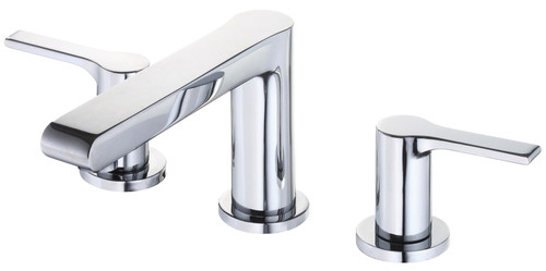 Gerber D304187 South Shore Two Handle Widespread Lavatory Faucet with Metal Touch Down Drain 1.2gpm - Chrome