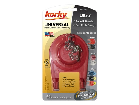 Korky 2" Ultra High Performance Toilet Flapper - 100BP