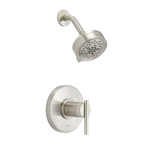 Gerber D511558BNTC Parma Single Handle Shower Only Trim Kit & Treysta Cartridge w/ 5 Function Showerhead 1.75gpm - Brushed Nickel