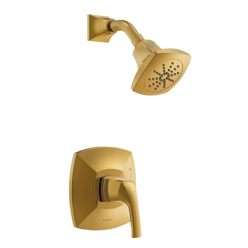 Gerber Vaughn Single Handle Shower Only Trim Kit & Treysta Cartridge 1.75gpm - Brushed Bronze - D501518BBTC