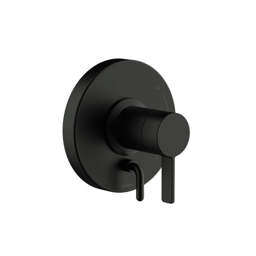 Gerber D500430BSTC Amalfi Single Handle Valve Only Trim Kit & Treysta Cartridge with Diverter on Valve - Satin Black