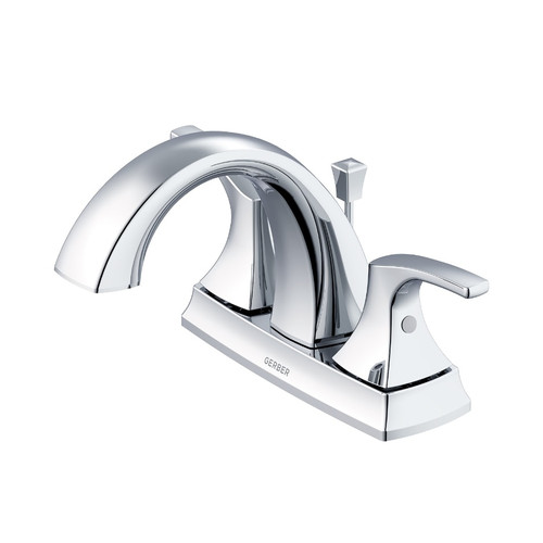 Gerber Vaughn Two Handle Centerset Lavatory Faucet w/ Metal Pop-Up Drain 1.2gpm - Chrome - D307018