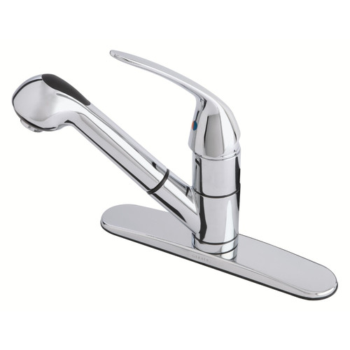 Gerber G0040545W Maxwell SE Single Handle Pull-Out Kitchen Faucet w/ Washerless Cartridge 1.75gpm -Chrome