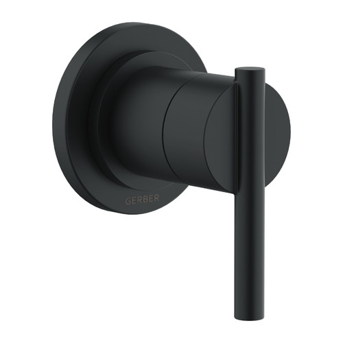 Gerber Parma Single Handle Trim Kit for Volume Control & Diverter Valves -Satin Black - D560958BST
