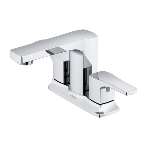Gerber Tribune Two Handle Centerset Lavatory Faucet w/ 50/50 Pop-Up Drain 1.2 - Chrome - D307070