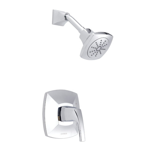 Gerber D501518TC Vaughn Single Handle Shower Only Trim Kit & Treysta Cartridge 1.75gpm - Chrome