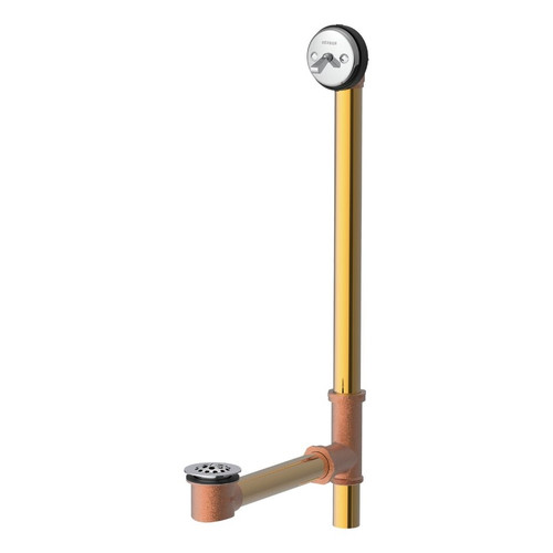 Gerber G004181376 Classics Trip Lever Drain for Roman Tub with Retaining Ring - Chrome