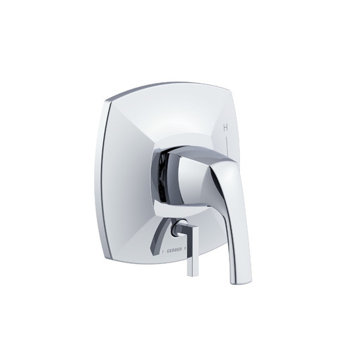 Gerber Vaughn Single Handle Valve Only Trim Kit & Treysta Cartridge with Diverter on Valve - Chrome - D500418TC
