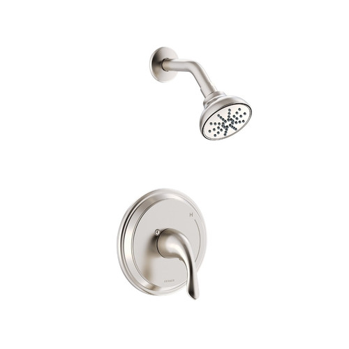 Gerber Viper Single Handle Shower Only Trim Kit & Treysta Cartridge 1.75gpm - Brushed Nickel - G00G9154BNTC