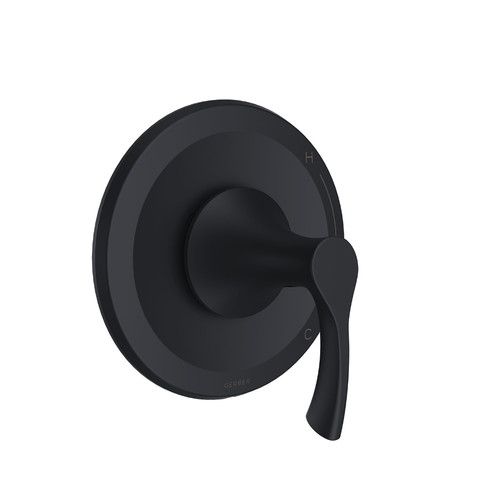 Gerber Antioch Single Handle Pressure Balance Trim Kit & Treysta Cartridge for Valve Only - Satin Black - D510422BSTC
