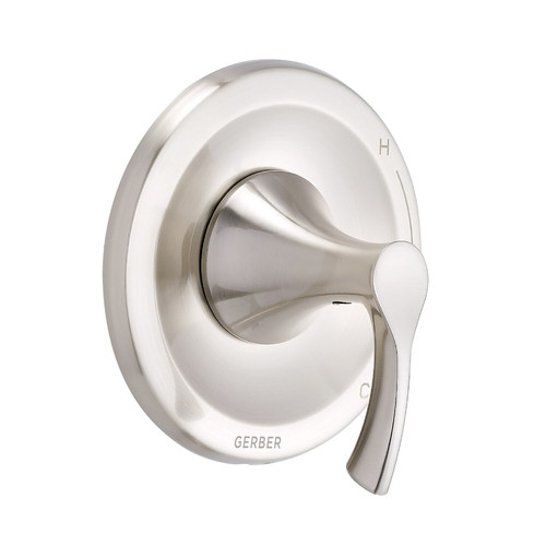 Gerber D510422BNTC Antioch Single Handle Pressure Balance Trim Kit & Treysta Cartridge for Valve Only - Brushed Nickel