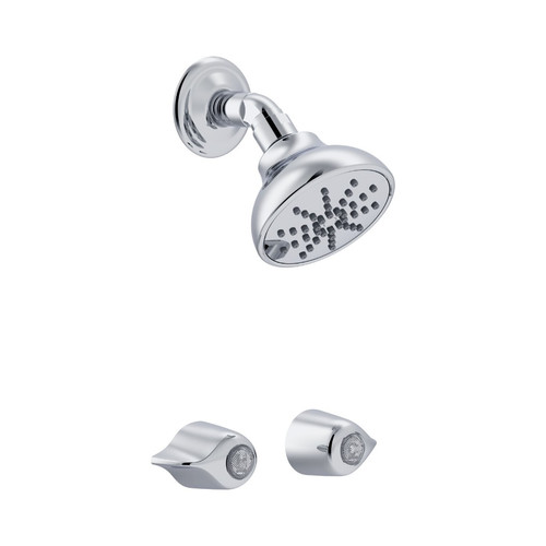 Gerber G0047920 Classics 3-3/8" Centers Two Handle Shower Only Faucet with Showerhead 2.0gpm - Chrome