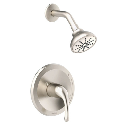 Gerber G00G9316BNTC Maxwell Single Handle Shower Only Trim Kit & Treysta Cartridge 1.75gpm - Brushed Nickel