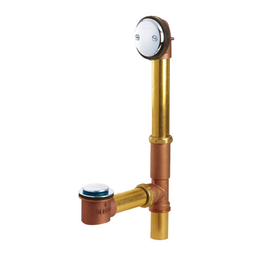 Gerber Classics Auto Trip 20 Gauge Drain for Standard Tub - Chrome - G0041848