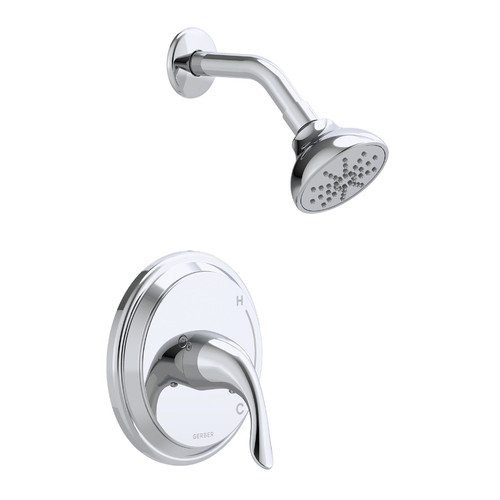 Gerber G00G9154TC Viper Single Handle Shower Only Trim Kit & Treysta Cartridge 1.75gpm - Chrome