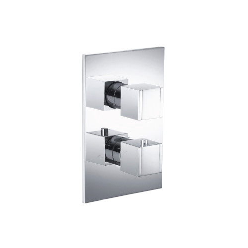 Flusso 3/4" Thermostatic Shower Valve & Trim - 1 Output - Polished Chrome - 150.4101CP