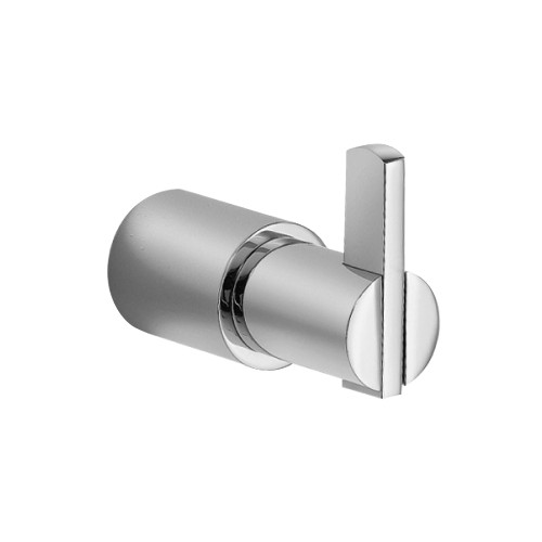 Flusso Brass Bathroom Towel / Robe Hook - Polished Chrome - 145.1001CP