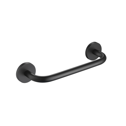Flusso Brass Mini 10 Inch Towel Bar / Ring - Matte Black - 100.1008MB
