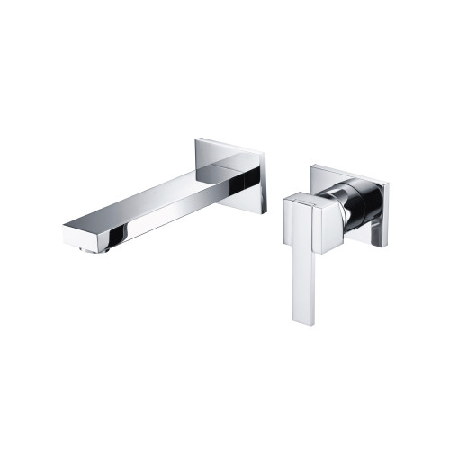 Flusso Single Handle Wall Mounted Bathroom Faucet - Polished Chrome - 150.1800CP