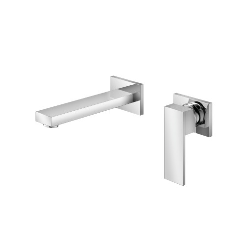 Flusso 160.1800CP Single Handle Wall Mounted Bathroom Faucet - Polished Chrome