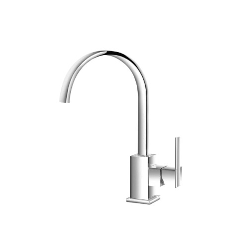 Flusso Single Hole Bathroom Faucet - With Swivel Spout - Polished Chrome - 150.1500CP