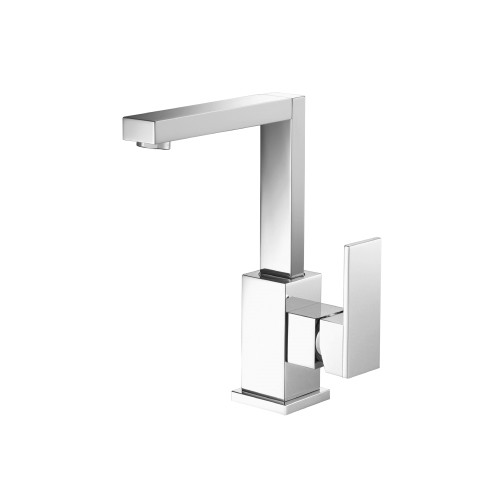 Isenberg  160.1500PN Single Hole Bathroom Faucet - With Swivel Spout - Polished Nickel