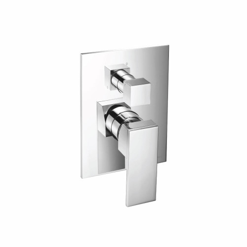 Flusso 160.2101MB Tub / Shower Trim With Pressure Balance Valve & Integrated 2-Way Diverter - 2-Output - Matte Black