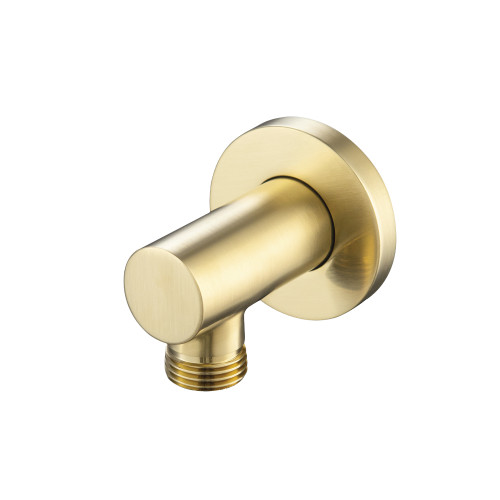 Flusso 100.5502SB Wall Supply Elbow for Handshower - Satin Brass Flusso 100.5502SB Wall Supply Elbow for Handshower - Satin Brass
