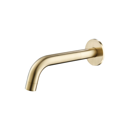 Flusso 100.2300SB Wall Mount Non Diverting Tub Spout - Satin Brass Flusso 100.2300SB Wall Mount Non Diverting Tub Spout - Satin Brass