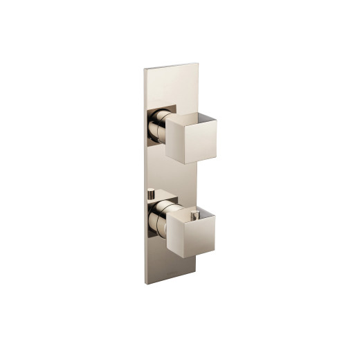 Flusso 160.2780PN 3/4" Thermostatic Shower Valve & Trim - 3-Output -Polished Nickel