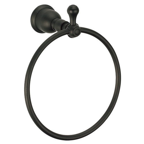 Gerber Opulence Towel Ring - Satin Black - D442111BS