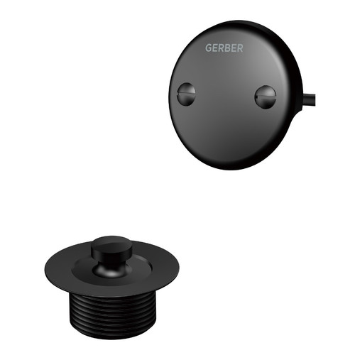 Gerber G0086883BS Classics Lift & Turn Drain Trim Kit - Satin Black