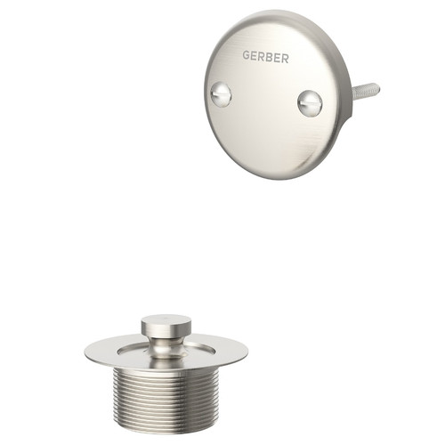 Gerber Classics Bathtub Lift & Turn Drain Trim Kit - Brushed Nickel - G00N6883