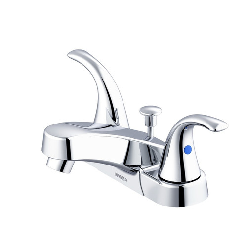 Gerber Maxwell SE Two Handle Centerset Lavatory Faucet w/ Metal Lever Handles & Metal Pop-Up Drain 1.2gpm - Chrome - G0043165W