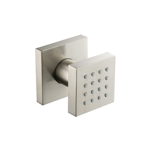 Flusso 160.6402BN Body Jet - With Swivel Action - Brushed Nickel